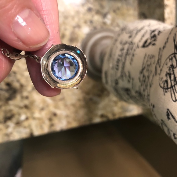 Unique vintage necklace, sterling silver, very old. - Picture 3 of 7